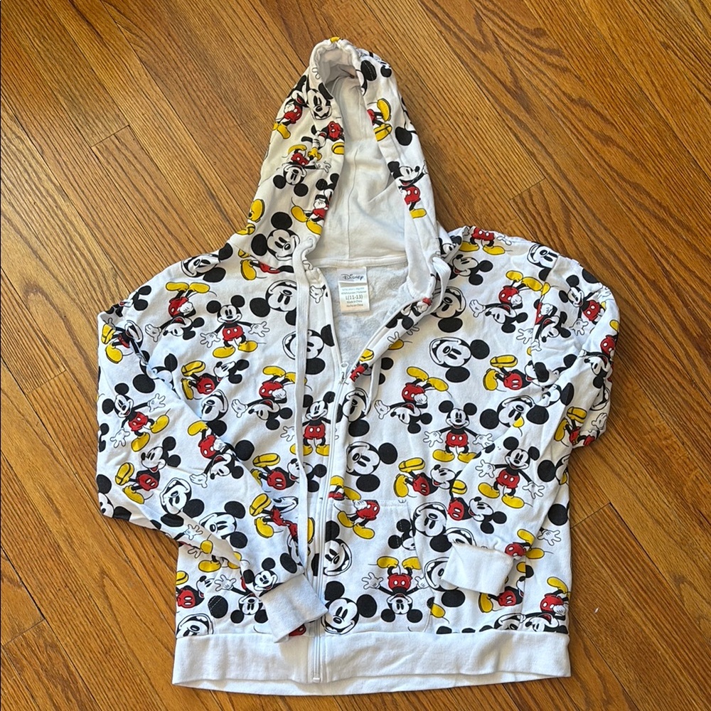 Disney Mickey Mouse Kids Hoodie - White